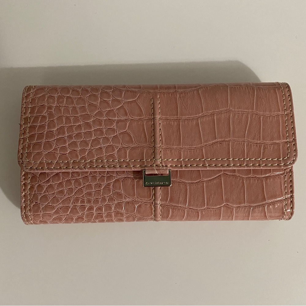 New Pink Snake Print Wallet